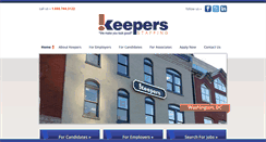 Desktop Screenshot of keepersstaffing.com